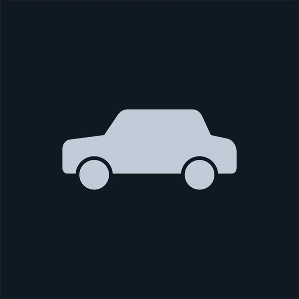 Icône de voiture, vecteur — Image vectorielle