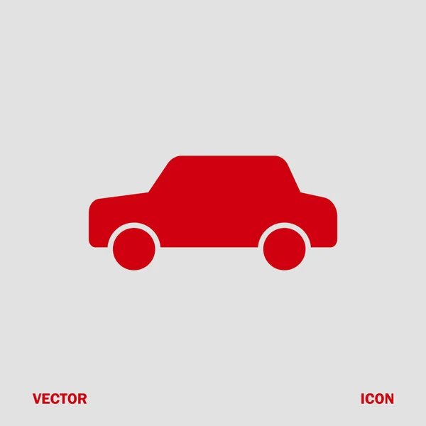 Icono del coche, vector — Vector de stock