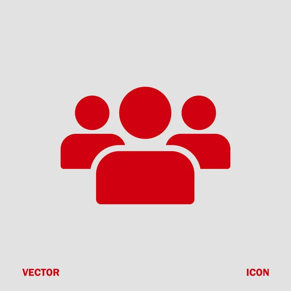 Menschen-Symbol, Vektor — Stockvektor