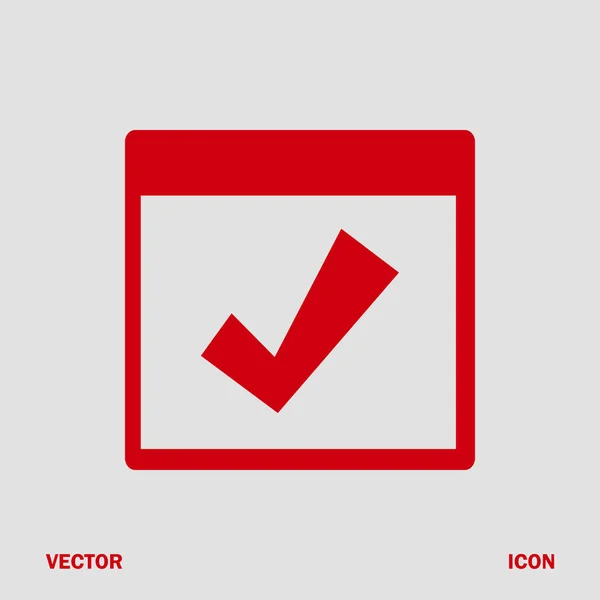 Calendar icon, vector — Stock Vector