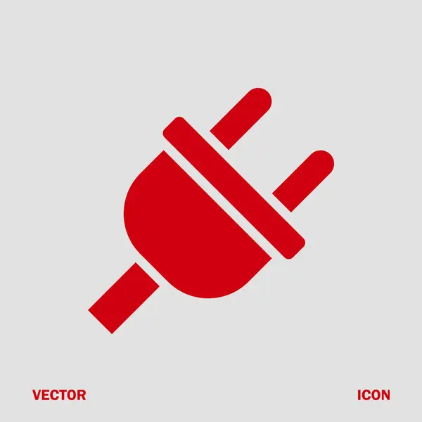 Icône vectorielle Plug — Image vectorielle