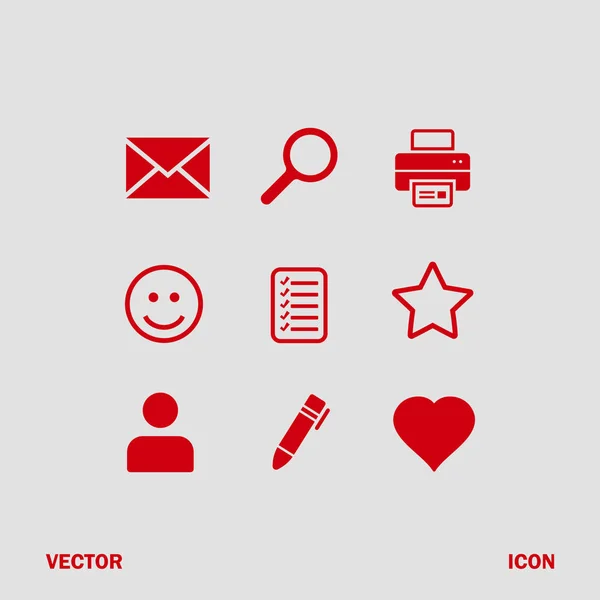 Icône de bureau, vecteur — Image vectorielle
