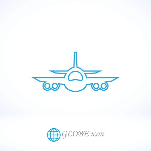 Symbolvektor für Flugzeuge — Stockvektor