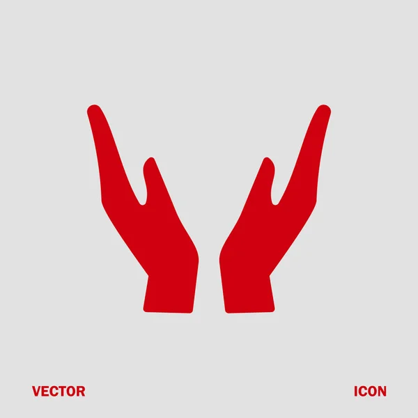 Hände-Icon-Vektor — Stockvektor