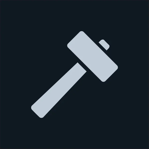 Hammer icon, vector — Stock Vector