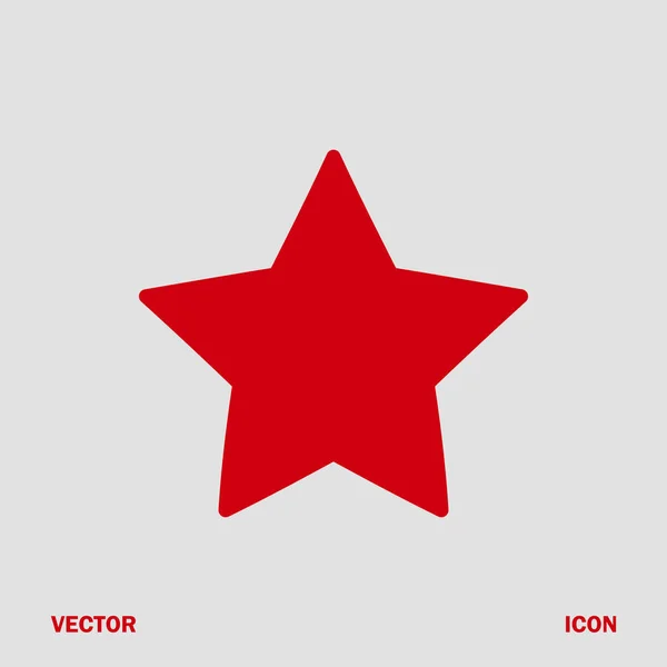 Ícone de estrela, vector — Vetor de Stock