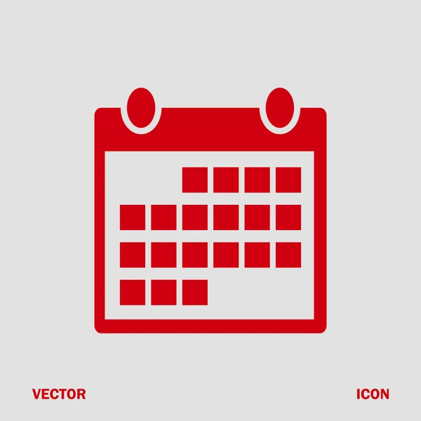 Calendar icon, vector — Stock Vector