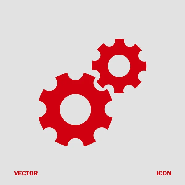 Gears icon, vector — Stock Vector