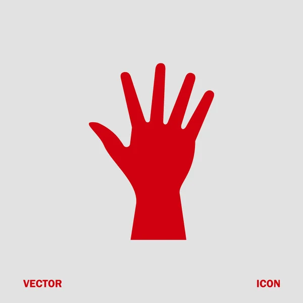 Handsymbolvektor — Stockvektor