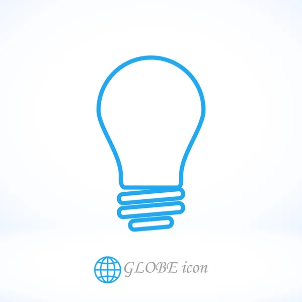 Light bulb icon — Stock Vector