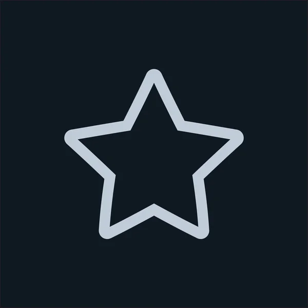 Icône étoile, vecteur — Image vectorielle