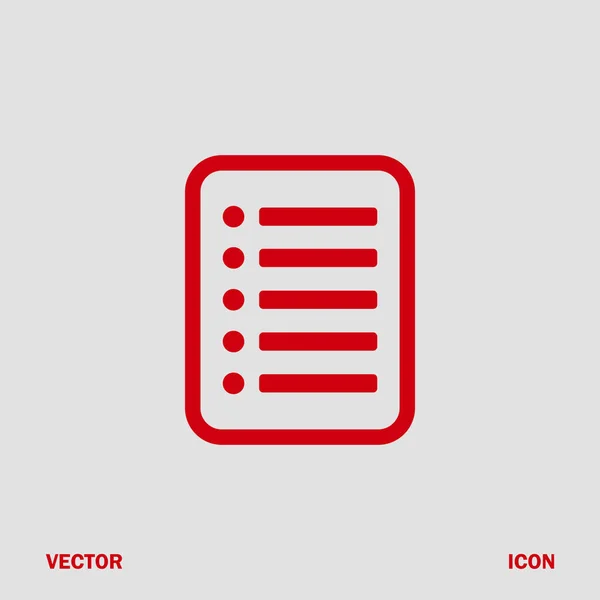 Checklist icon, vector — Stock Vector