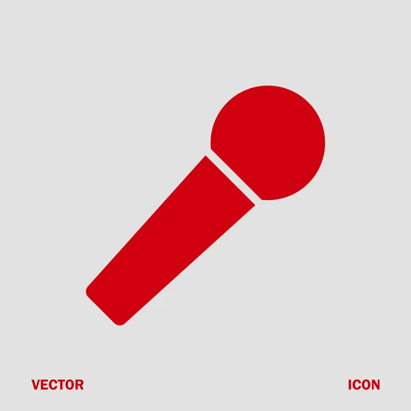 Mikrofonsymbol, Vektor — Stockvektor
