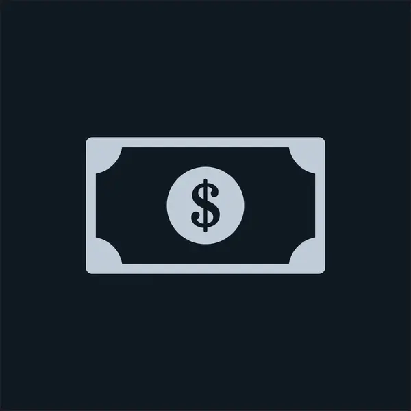 Geld pictogram, vector — Stockvector