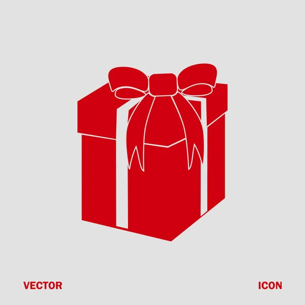 Icône cadeau, vecteur — Image vectorielle