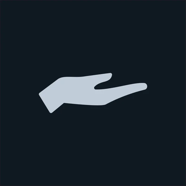 Hand pictogram vector — Stockvector