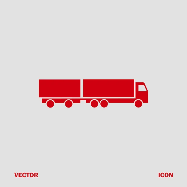 Значок грузовика, вектор — стоковый вектор