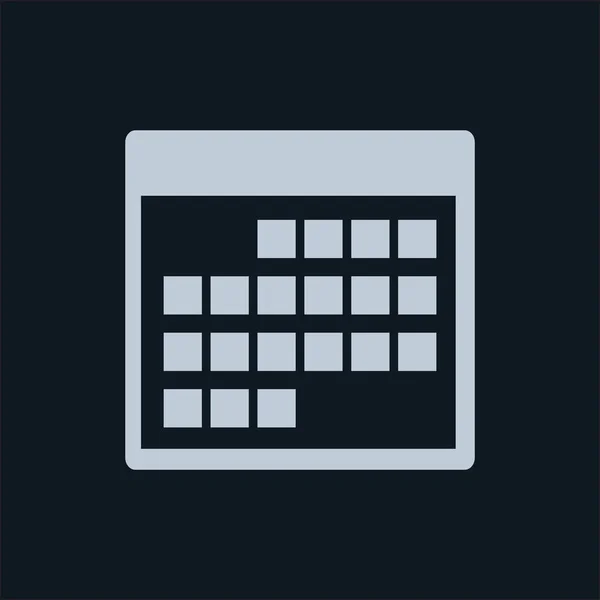 Kalender-Icon-Vektor — Stockvektor