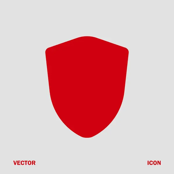 Icono de escudo, vector — Vector de stock