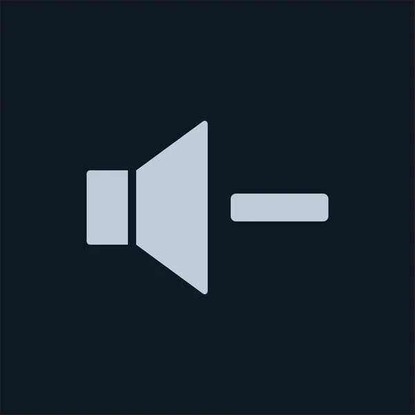 Aumentar volumen sonido altavoz icono — Vector de stock