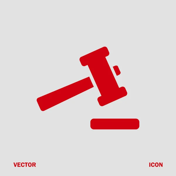 Icône de vente aux enchères, vecteur — Image vectorielle