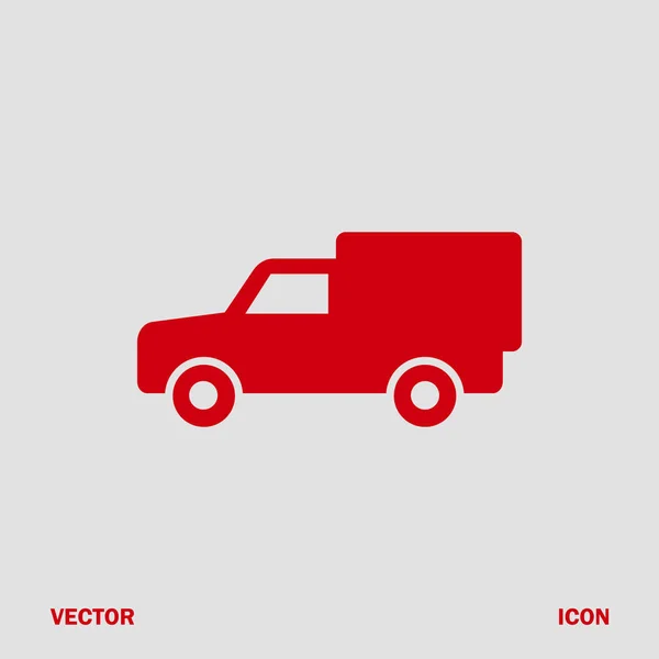 Icono del coche, vector — Vector de stock