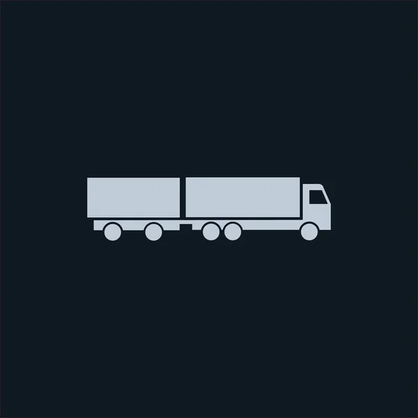 Truck icon, vector — Stock Vector