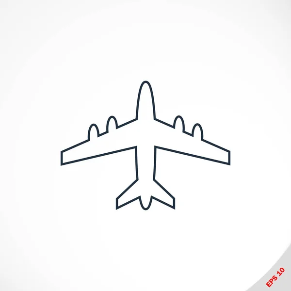 Vecteur icône d'aéronef — Image vectorielle
