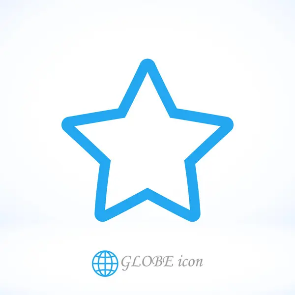 Star icon, vector — Stock Vector