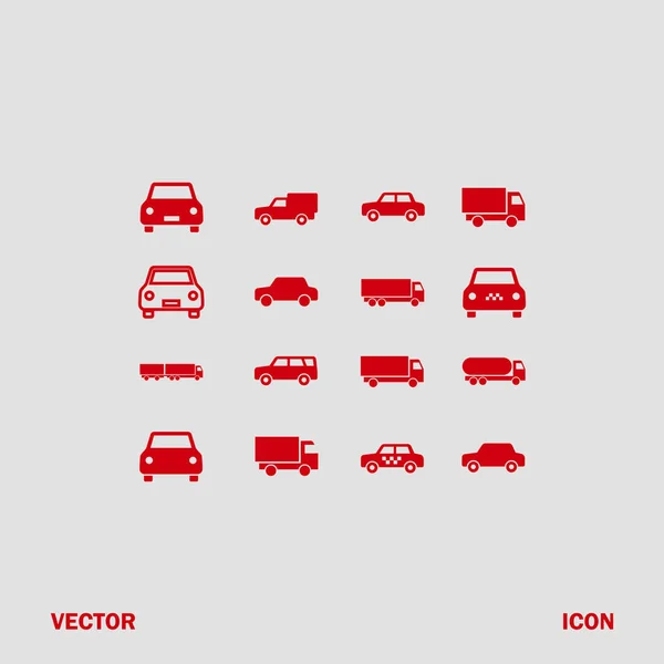 Icono de transporte, vector — Vector de stock