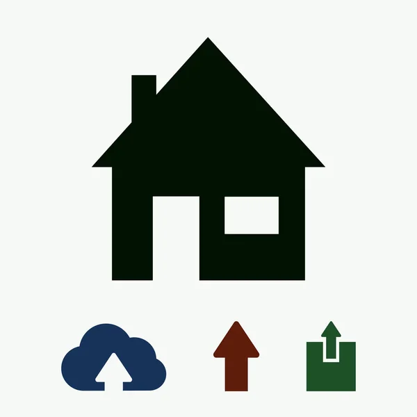 House icon, vector — Stock Vector
