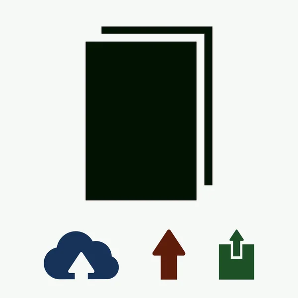 Icona del libro, vettore — Vettoriale Stock