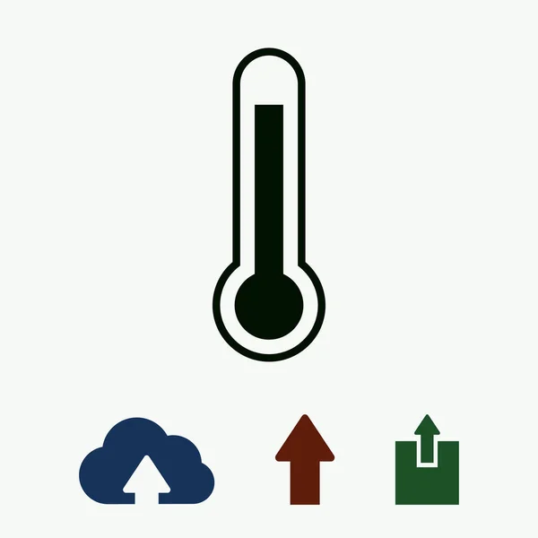 Hőmérő ikon, vector — Stock Vector