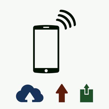 Mobil akıllı telefon simgesi
