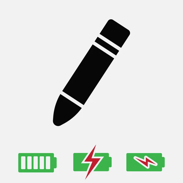 Pen-pictogram, vector — Stockvector