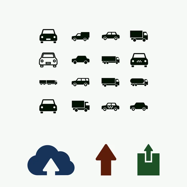 Icono de transporte, vector — Vector de stock