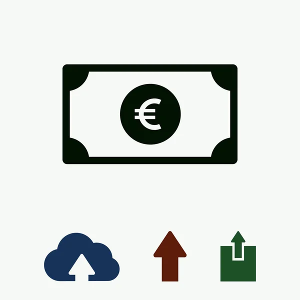 Money icon, vector — Stock Vector