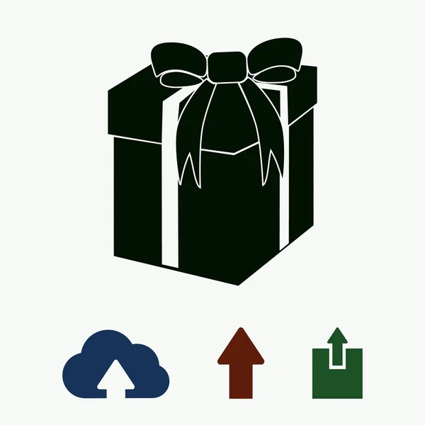 Icono de regalo, vector — Archivo Imágenes Vectoriales