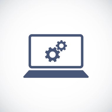 Dizüstü bilgisayar Simgesi Vektörü