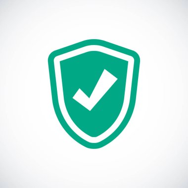 Kalkan simge vektör