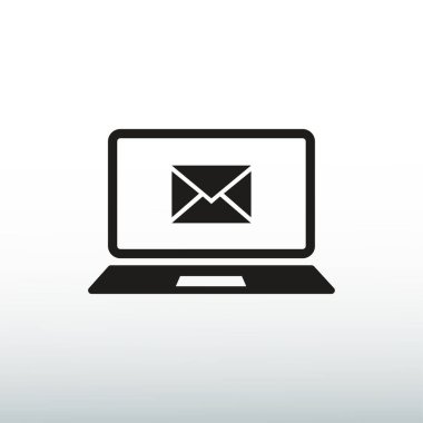 Dizüstü bilgisayar Simgesi Vektörü