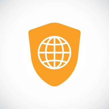 Kalkan simge vektör