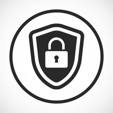 Kalkan simge vektör