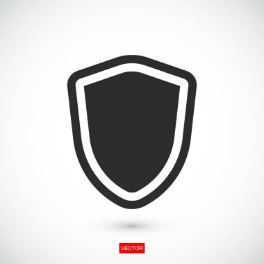 Kalkan simge vektör