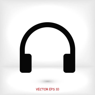 kulaklıklar simge vektör