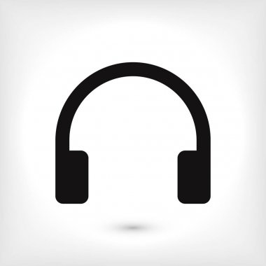 kulaklıklar simge vektör