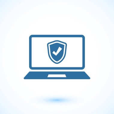 Dizüstü bilgisayar Simgesi Vektörü