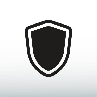 Kalkan simge vektör