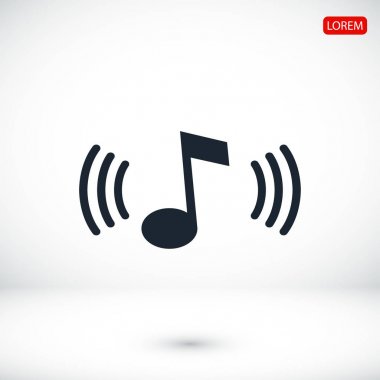 Müzik simge vektör