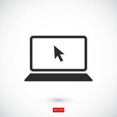 Dizüstü bilgisayar Simgesi Vektörü